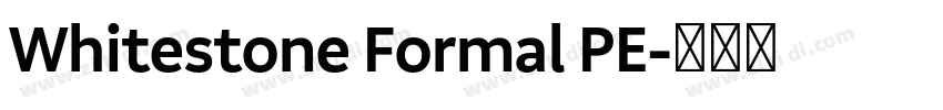 Whitestone Formal PE字体转换